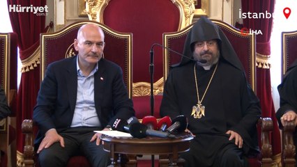 İçişleri Bakanı Süleyman Soylu Ermeni Patrikhanesi’ni ziyaret etti