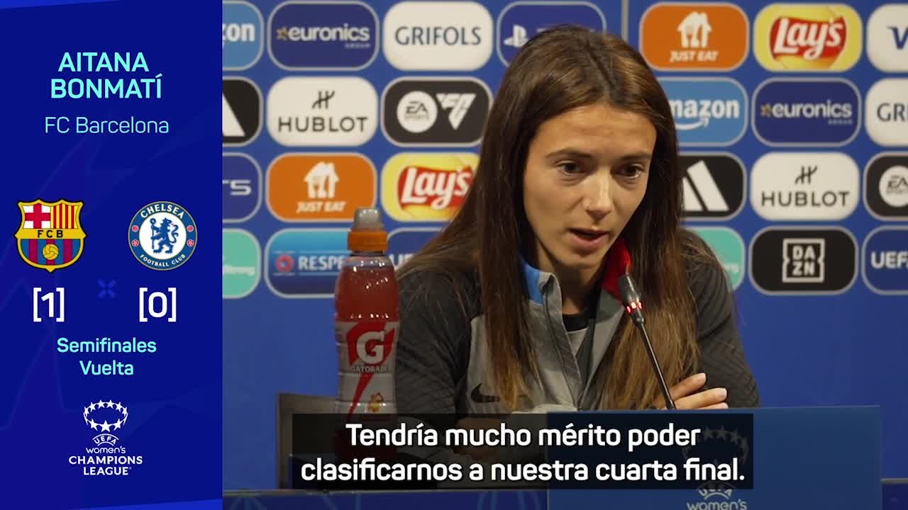 Aitana y Giráldez, previa del Barça vs. Chelsea de Champions