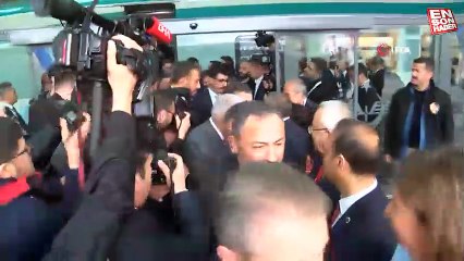 İlk seferine çıkan Yüksek Hızlı Tren Sivas’a ulaştı