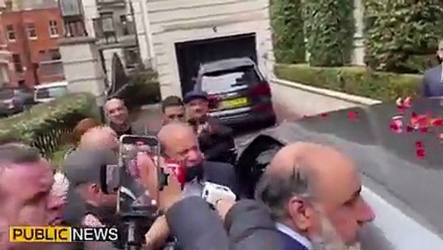 نواز شریف کی عمرہ ادائیگی کے بعد لندن واپسی، خاتون نواز شریف کو دیکھ کر رو پڑی۔۔۔! | Public News | Breaking News | Viral video | Pakistan Breaking News