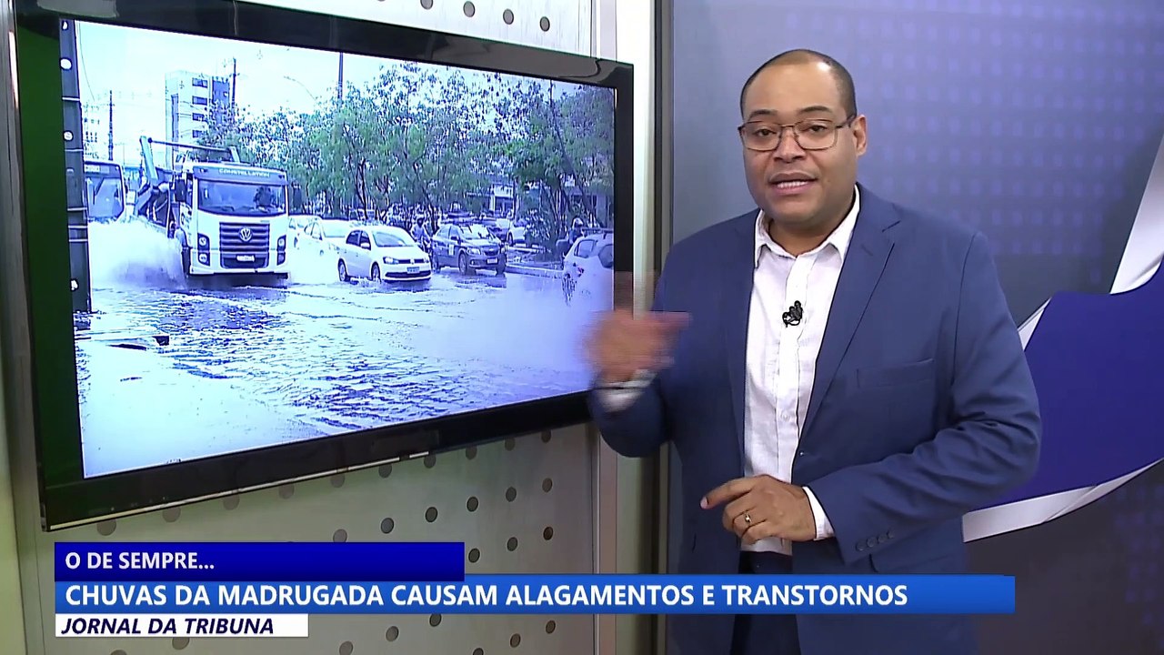 Chuvas da madrugada causam alagamentos e transtornos