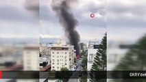 GKRY'deki Rusya Bilim ve Kültür Merkezi'nde yangınYangının atılan molotof kokteyli nedeniyle çıktığı iddiası
