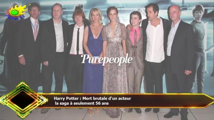 Harry Potter : Mort brutale d'un acteur  la saga à seulement 56 ans