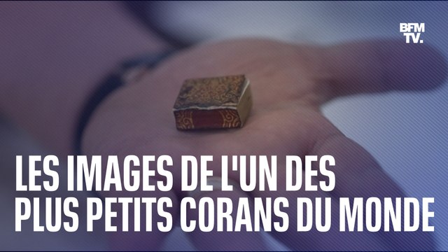 Les images de l'un des plus petits Corans du monde