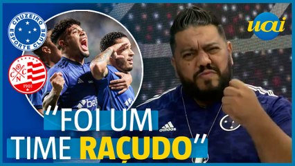 Hugão elogia jogo do Cruzeiro: 'Time raçudo'