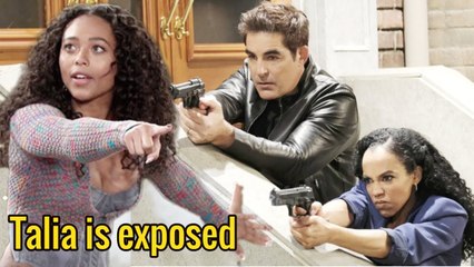Jada exposes Talia and Colin, the secret is brought to light Days of our lives spoilers on Peacock