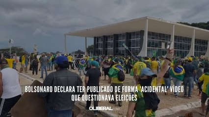 Descargar video: Bolsonaro declara ter publicado de forma 'acidental' vídeo que questionava eleições