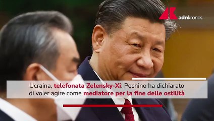 Ucraina, Zelensky: "Con Xi discusso di pace giusta e duratura"
