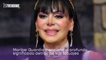 Maribel Guardia es fan de los tatuajes y dice el significado de los suyos