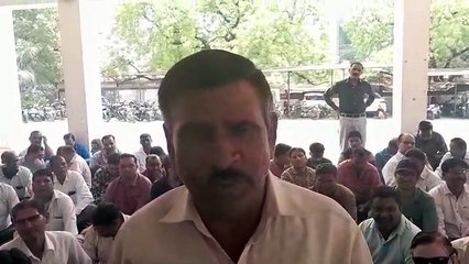 मंत्रालयिक कर्मचारियों का धरना प्रदर्शन