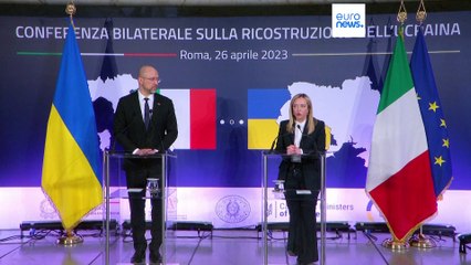 L'Italie et l'Ukraine se retrouvent pour un sommet sur la reconstruction du pays