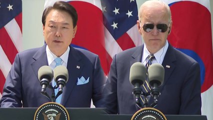 한미 정상 "北 핵 공격 시 핵무기 포함 전력 대응" / YTN