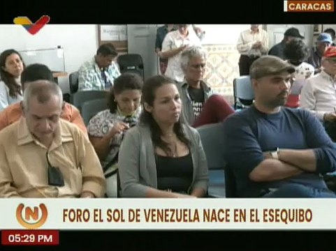 Espacio Bolívar 21 realiza Foro El Sol de Venezuela Nace en el Esequibo en Caracas