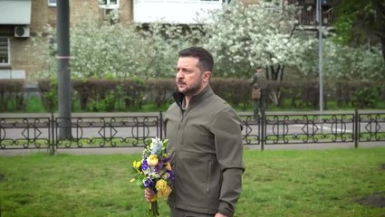 Volodymyr Zelensky pays tribute to victims of Chernobyl disaster on 37th anniversary