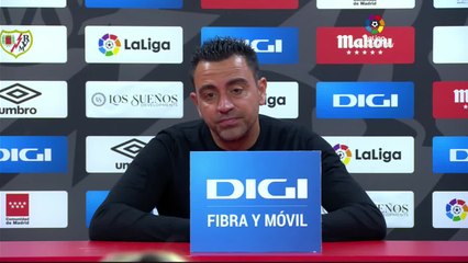 Xavi no rehuye de la polémica tras las derrota vs. Rayo Vallecano