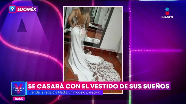 Tienda de novias le regala vestido a novia que le fue robado su ajuar