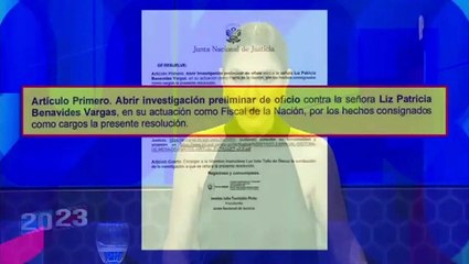 Junta Nacional de Justicia inicia investigación preliminar contra fiscal de la Nación