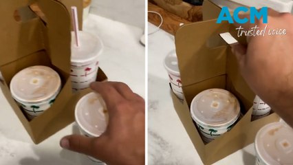 TikToker Reveals Amazing Coffee Tray Hack ☕️