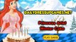 Cook with Princess Ariel Winter Cake Video Recipe Tutorial-Disney Princess Games-Fun Ariel
