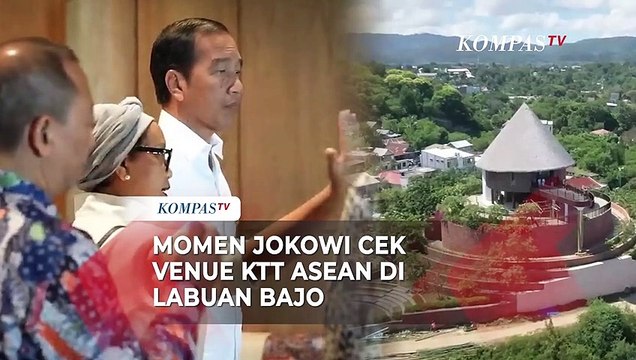 Momen Jokowi Cek Venue KTT ASEAN di Labuan Bajo