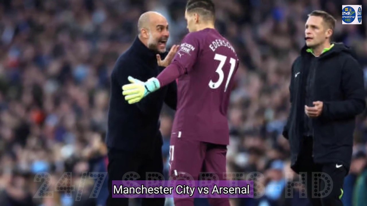 Pep Guardiola screaming in Ederson face while Man City celebrate a goal ...