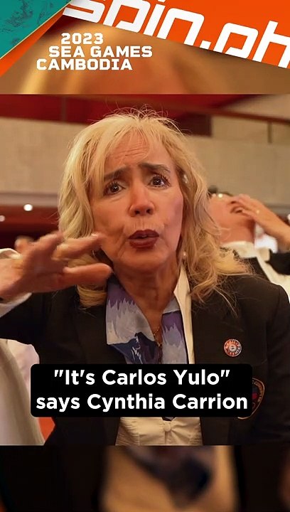 "It's Carlos Yulo" says Cynthia Carrion