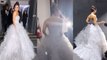 Malaika Arora का Fashion Designer Michael Cinco के White Furry Gown Look FULL VIDEO | Boldsky
