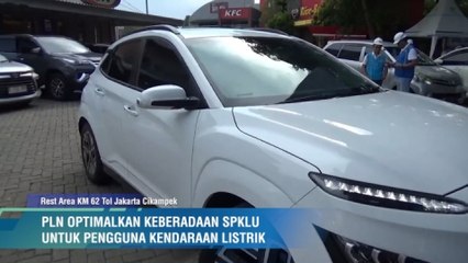 SPKLU Rest Area KM 62 Jakarta-Cikampek Berikan Rasa Aman dan Nyaman bagi Pemudik