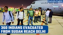 Operation Kaveri: First flight carrying Indians evacuated from Sudan lands in Delhi | Oneindia News