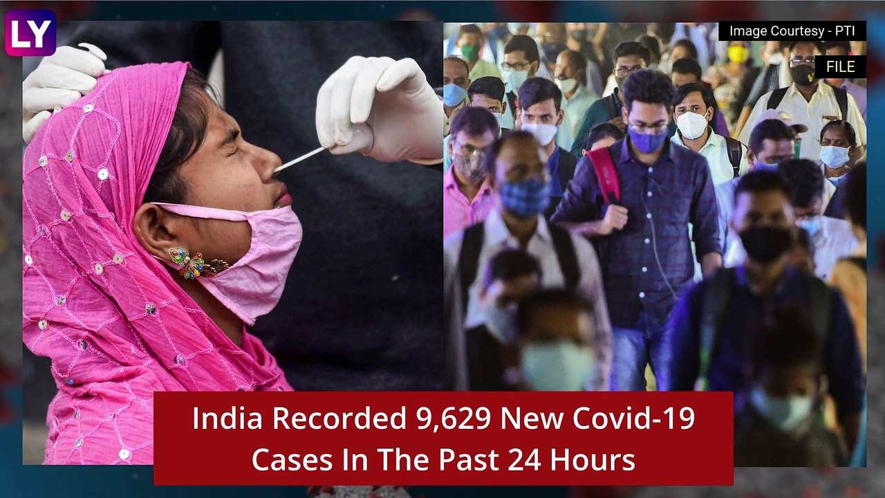 Covid-19 In India: 9,629 New Coronavirus Cases Logged In The Past 24 Hours; Active Cases Dip