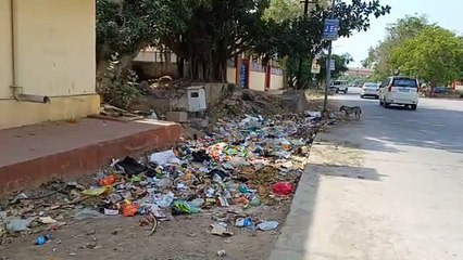 हड़ताल से सफाई का ये हाल...देखें वीडियो