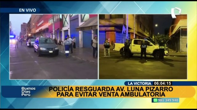 Operativo de desalojo simultaneo en La Victoria y SJL: retiran a vendedores ambulantes y feria de muebles