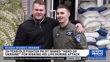 Heroic Ukrainian Pilot's Cockpit showing daring flight.