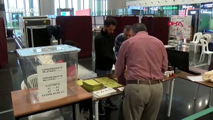 İstanbul Havalimanı'nda oy verme işlemi başladı