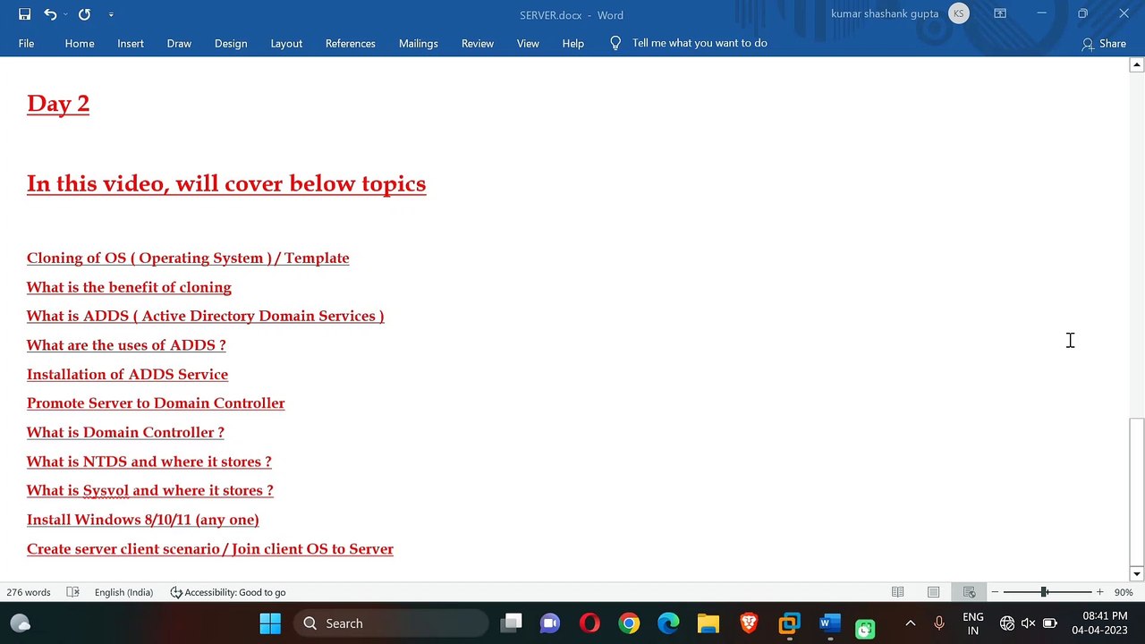 What is Active Directory | What is NTDS | What is Sysvol | In Hindi | Day 2 Part 1/4