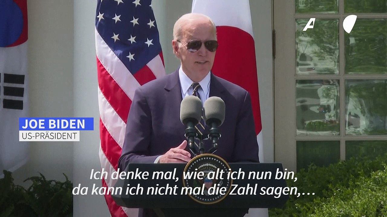 Biden spielt sein Alter herunter: 'Ich fühle mich gut'