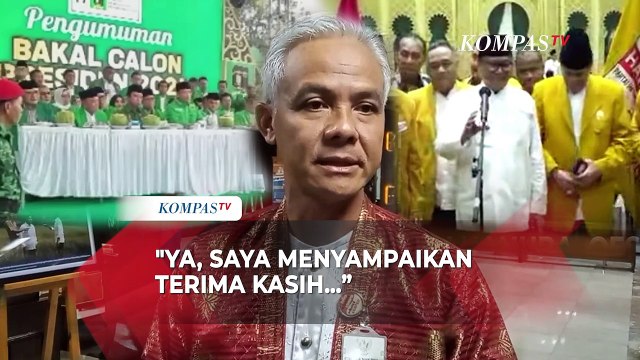 Tanggapan Ganjar Pranowo Bacapres PDIP Dapat Dukungan dari Partai Hanura dan PPP
