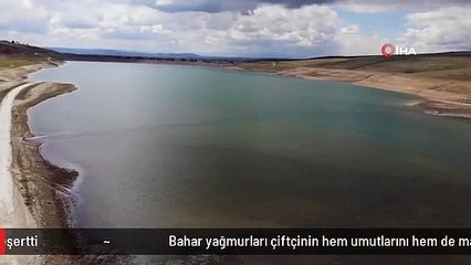 Bahar yağmurları çiftçinin hem umutlarını hem de mahsulünü yeşertti