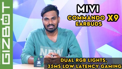 Mivi Commando X9 Earbuds|Dual RGB Lights|TAMIL Review | Santosh Elumalai