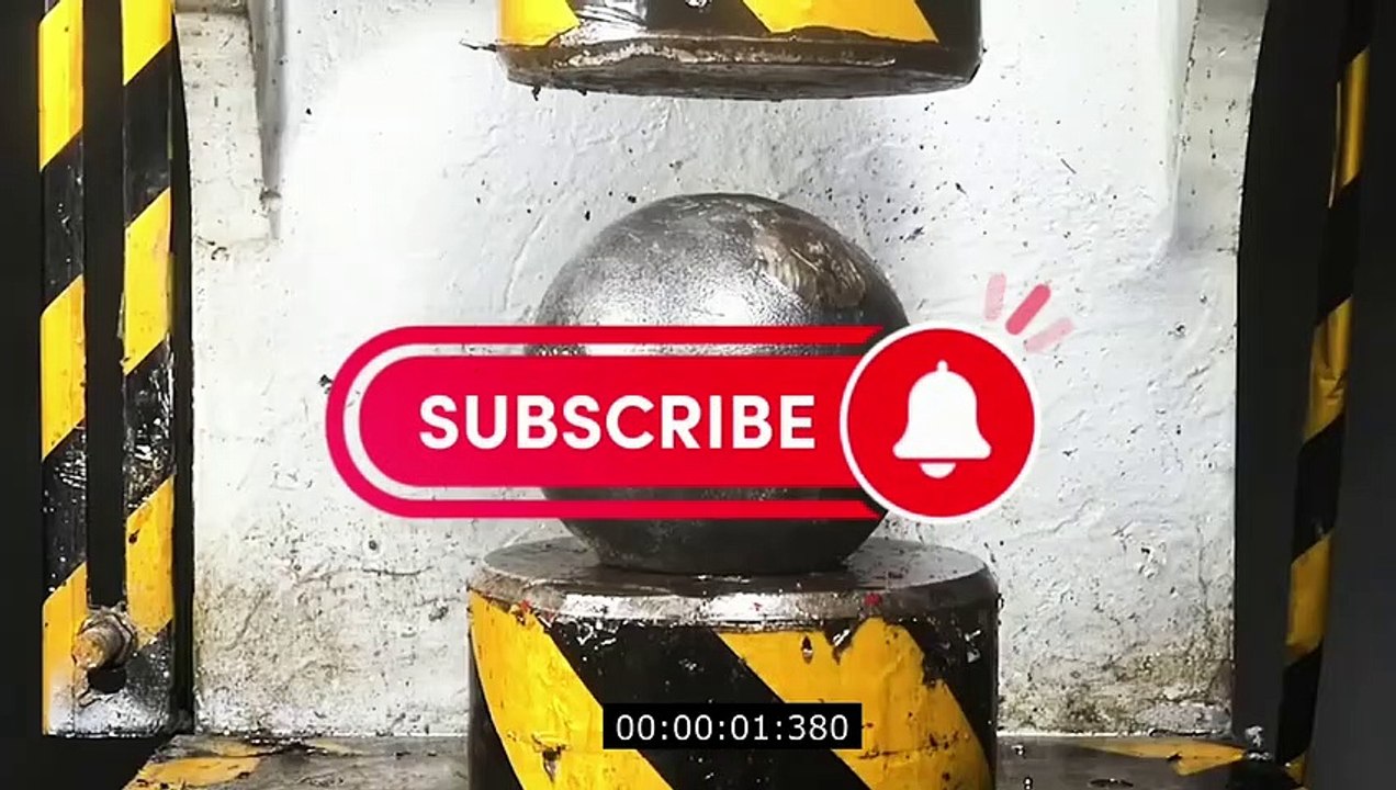 HYDRAULIC PRESS VS BOWLING BALL ! video Dailymotion