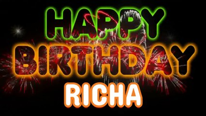 RICHA Happy Birthday Song – Happy Birthday RICHA - Happy Birthday Song - RICHA birthday song
