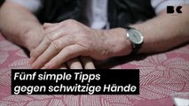 Fünf simple Tipps gegen schwitzige Hände