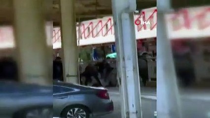 Gençlerin meydan muharebesi kamerada!