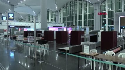 İSTANBUL HAVALİMANI'NDA SON HAZIRLIKLAR TAMAMLANDI, OY KULLANMA 08.00'DE BAŞLIYOR