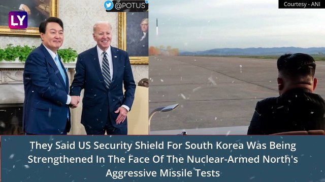 Joe Biden & South Korean President Yoon Warn North Korea Of Nuclear Response; US President Says It Would Result In ‘End Of Regime’