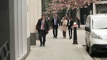 Hugh Grant arrives at court for phone hacking hearing