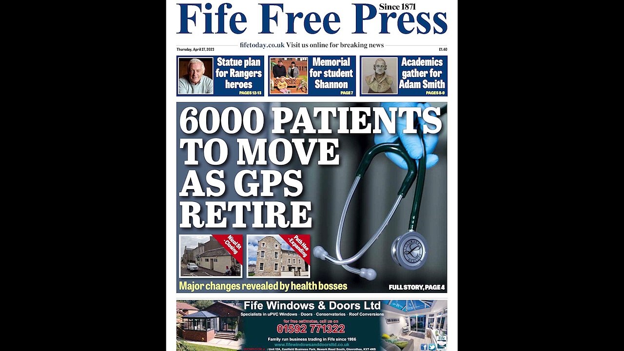 Fife Free Press bulletin, April 27 video Dailymotion