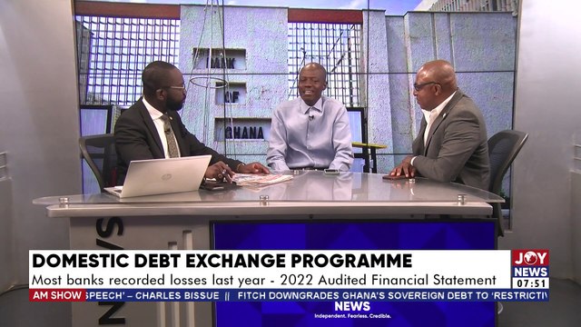 The Big Stories || Domestic Debt Exchange Programme: Most banks recorded losses last year - 2022 Audited Financial Statement || - JoyNews