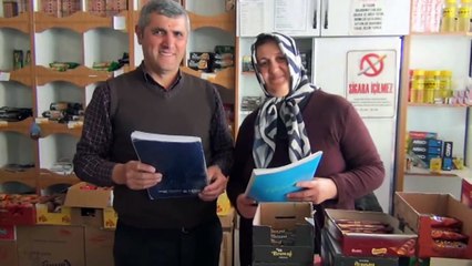 Hayırsever vatandaş bakkalın veresiye defterindeki borcu kapattı