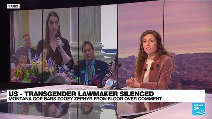 Montana transgender lawmaker barred by GOP from House floor